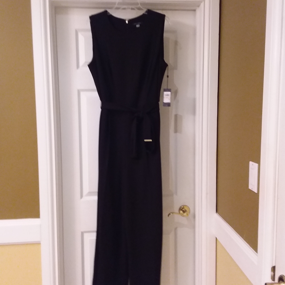 NWT Tommy Hilfiger Jumpsuit Black 14W